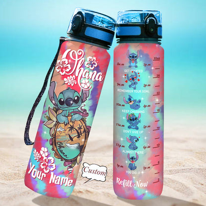 Love Ohana - Personalized Ohana Water Tracker Bottle 0523