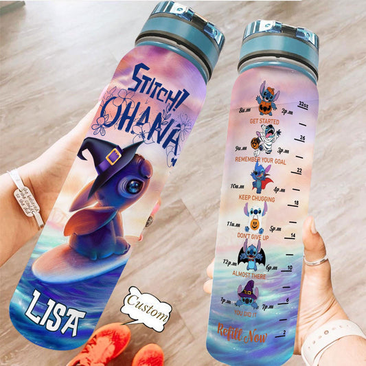 Halloween Mode - Personalized Ohana Water Tracker Bottle 0523