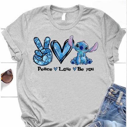 Peace Love Be You - Autism Awareness T-shirt and Hoodie