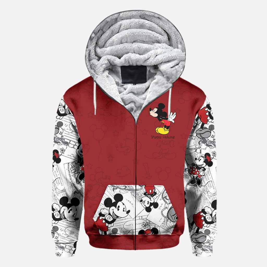 Spoiled vs. Broke Magical Couple - Personalized Mouse All Over T-shirt and Hoodie