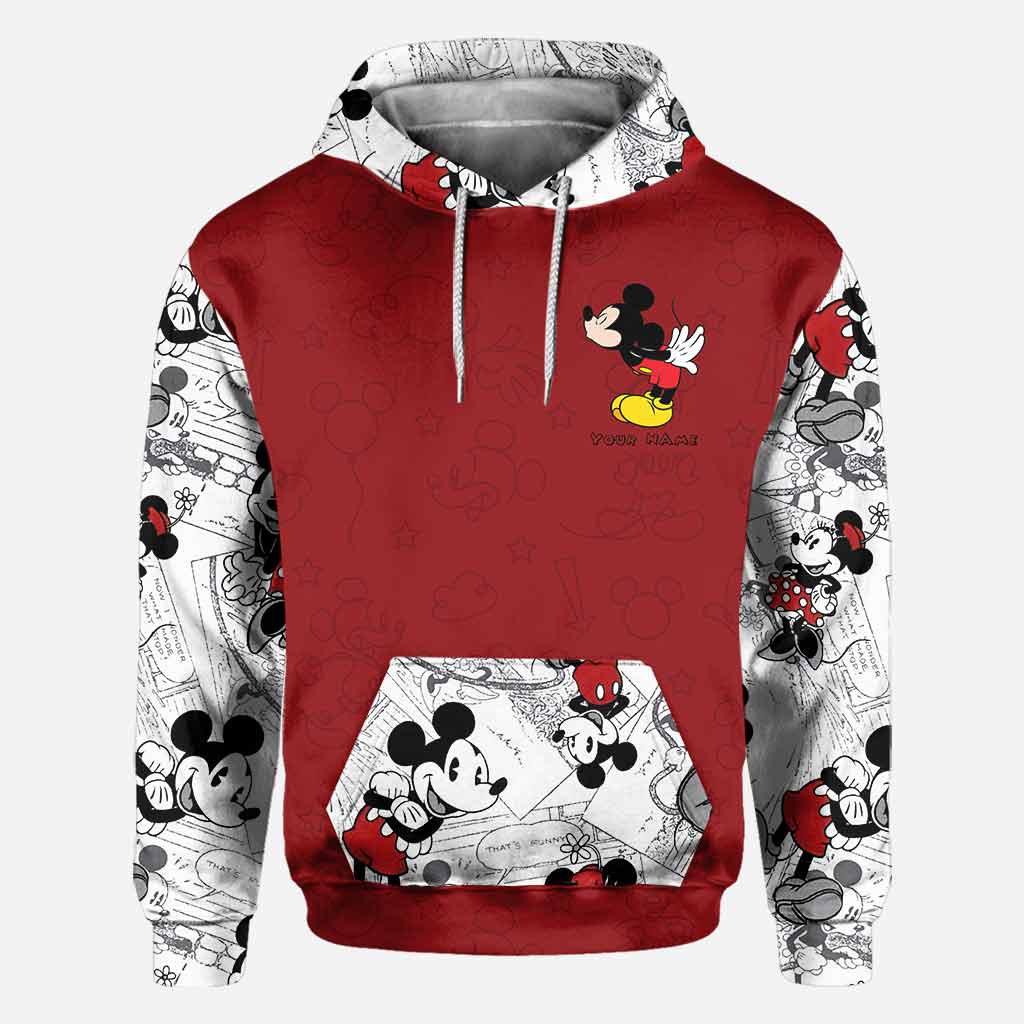 Spoiled vs. Broke Magical Couple - Personalized Mouse All Over T-shirt and Hoodie