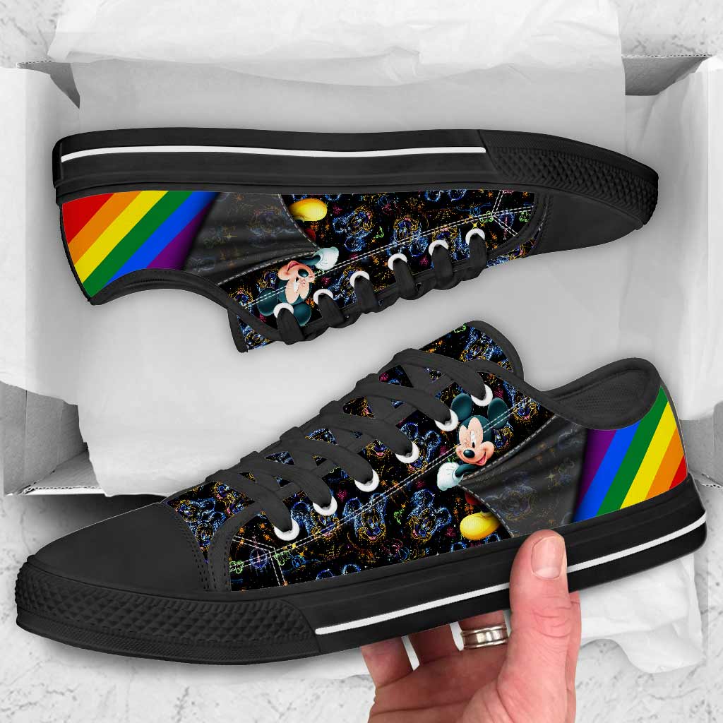 Magic And Pride - LGBT Support Low Top Shoes