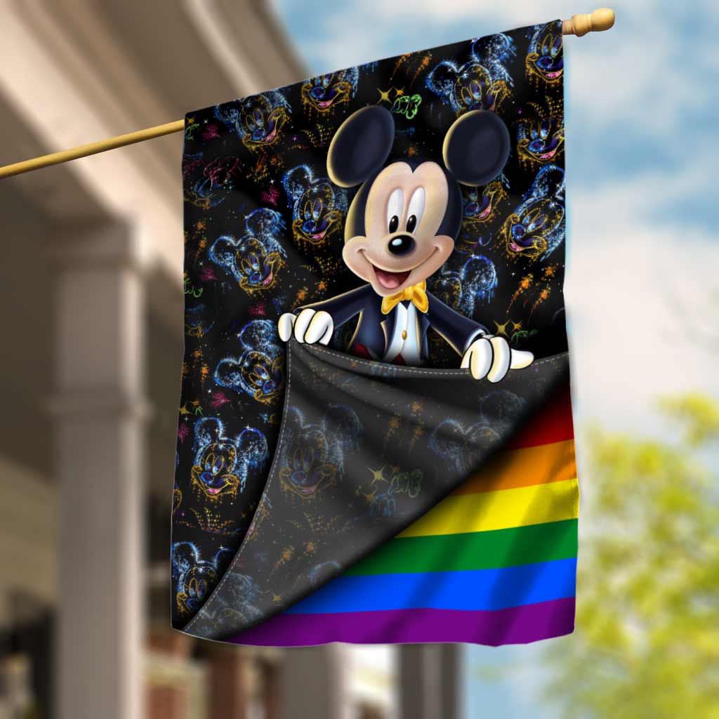 Magic And Pride - LGBT Support House Flag