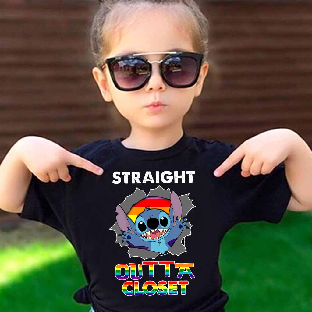 Straight Outta Closet - Personalized LGBT Support Kid Shirts