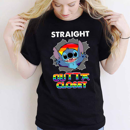 Straight Outta Closet - Personalized LGBT Support Kid Shirts