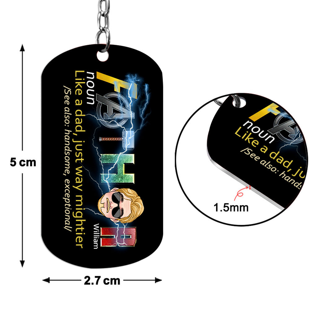 Fathor - Personalized Marvelous Universe Stainless Steel Keychain