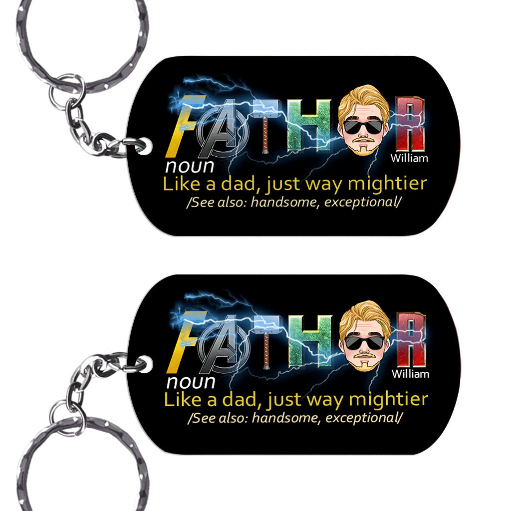 Fathor - Personalized Marvelous Universe Stainless Steel Keychain