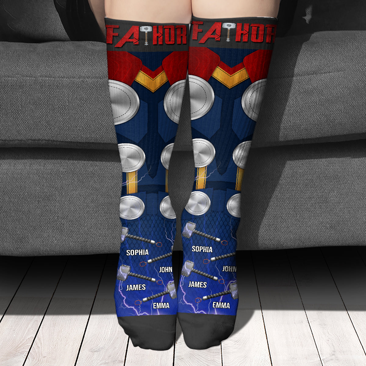 Fathor - Personalized Marvelous Universe Socks