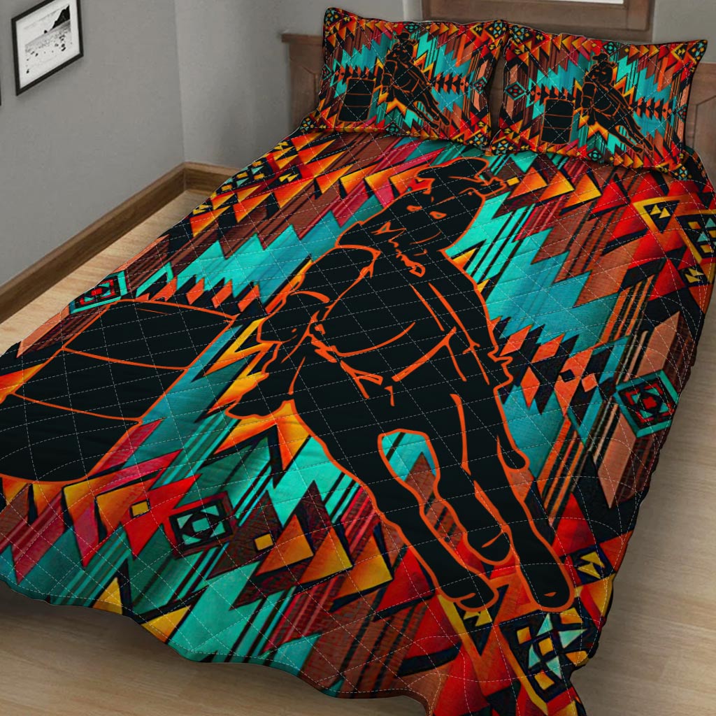 Barrel Racing - Horse Quilt Set