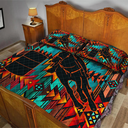 Barrel Racing - Horse Quilt Set