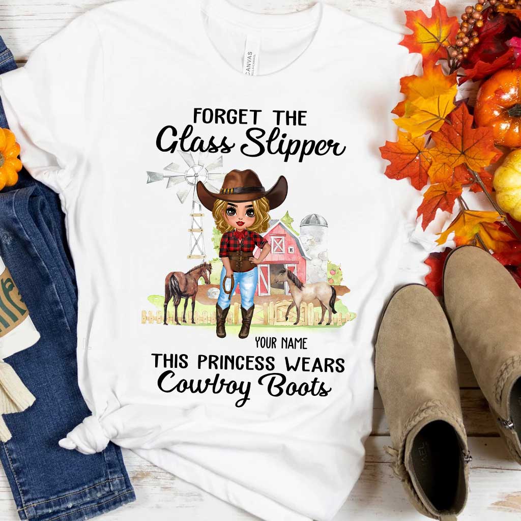 This Princess Wears Cowboy Boots - Personalized Horse T-shirt and Hoodie