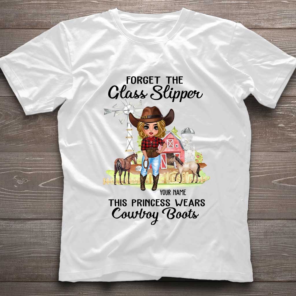 This Princess Wears Cowboy Boots - Personalized Horse T-shirt and Hoodie