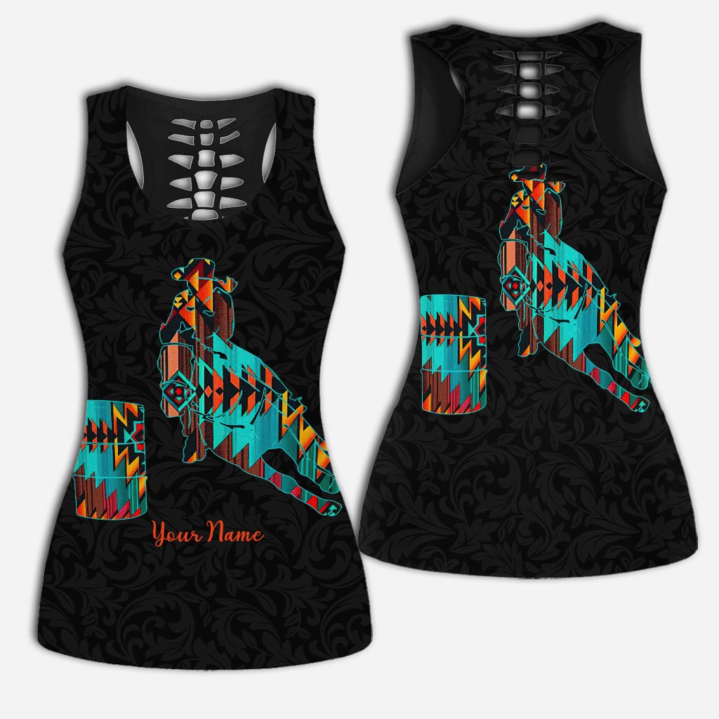 Horse girl - Personalized Horse Hollow Tank Top and Leggings