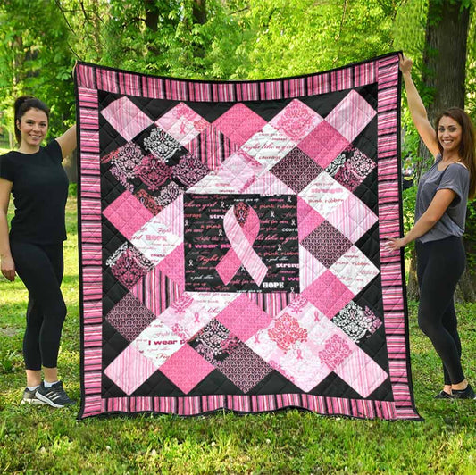 Pink Warrior - Breast Cancer Awareness Quilt