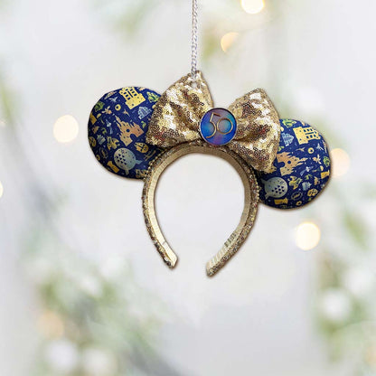 50 Years Of Magic -  Mouse Ornament (Printed On Both Sides) 1