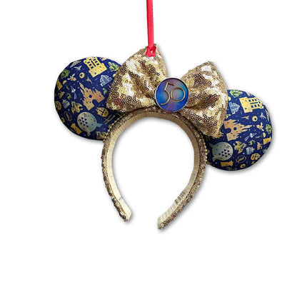 50 Years Of Magic -  Mouse Ornament (Printed On Both Sides) 1