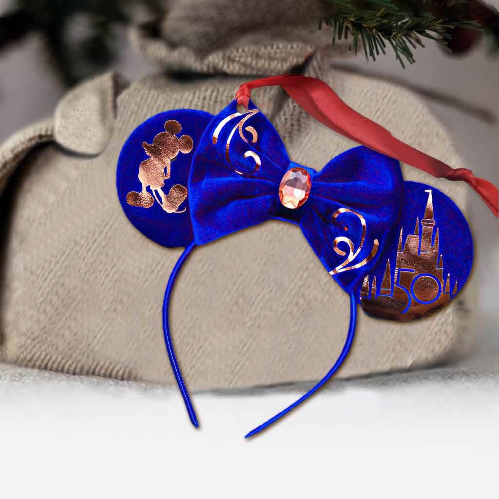 50 Years Of Magic - Mouse Ornament With 3D Pattern Print (Printed On Both Sides)