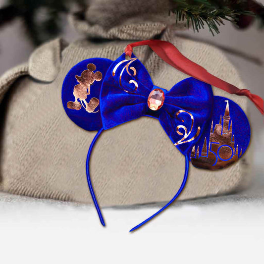 50 Years Of Magic - Mouse Ornament With 3D Pattern Print (Printed On Both Sides)