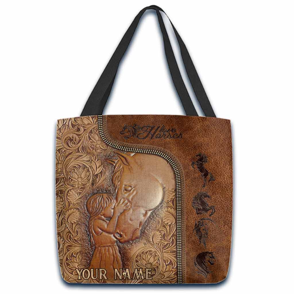 Love Horses - Personalized Tote Bag