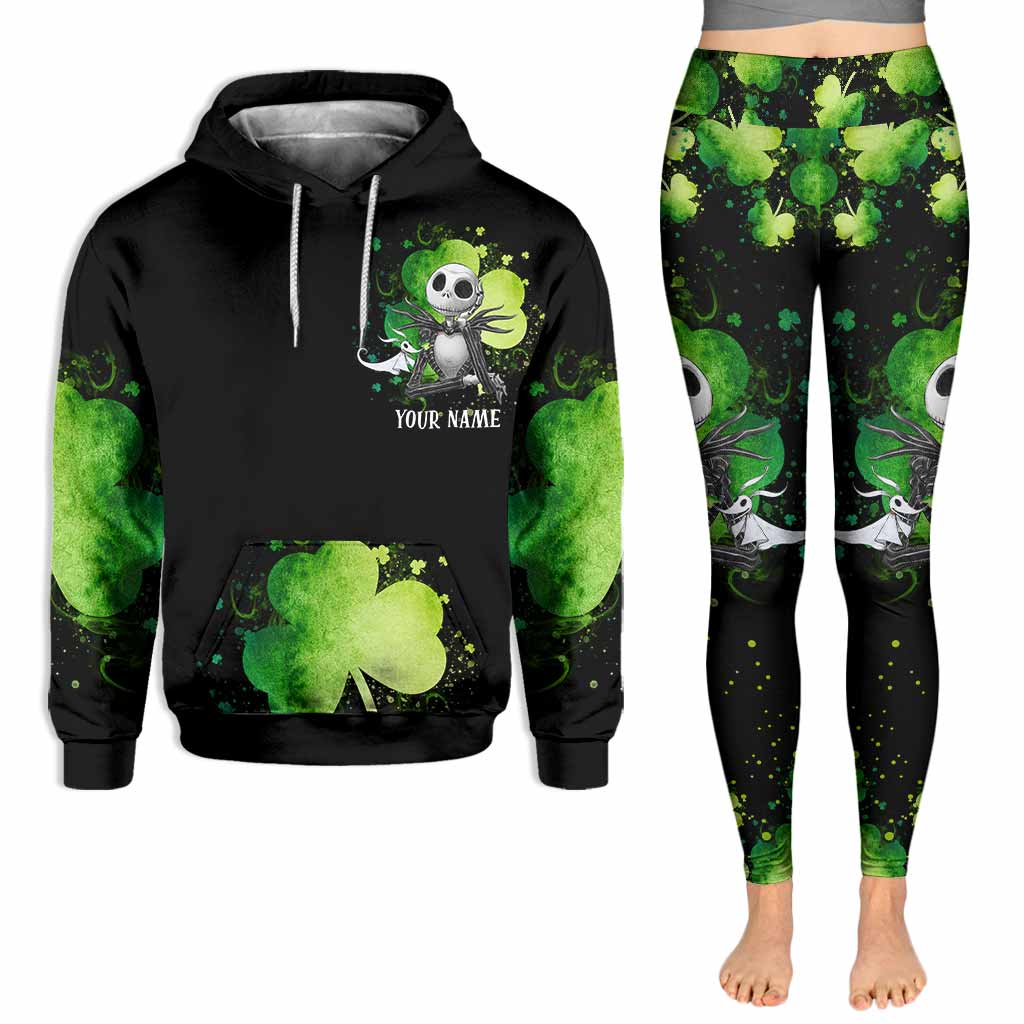 Zero Lucks Given - Personalized Patrick's Day Nightmare Hoodie and Leggings