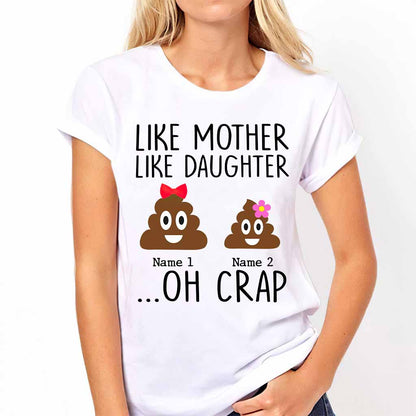 Like Mother Like Daughter - Personalized Mother's Day Father's Day T-shirt and Hoodie