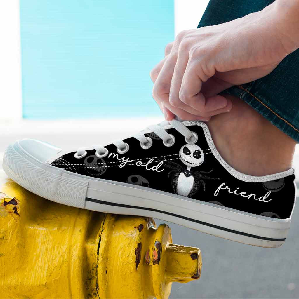 Hello Darkness Nightmare - Personalized Low Top Shoes