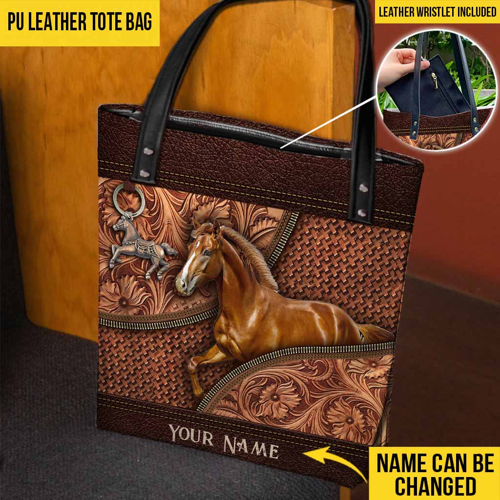 Horse Vintage Personalized Tote Bag