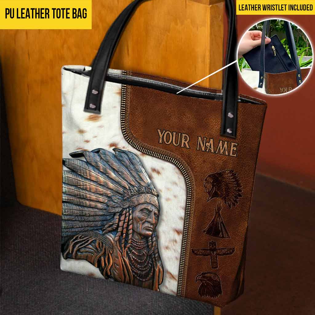 Indigenous Personalized American Indian Tote Bag