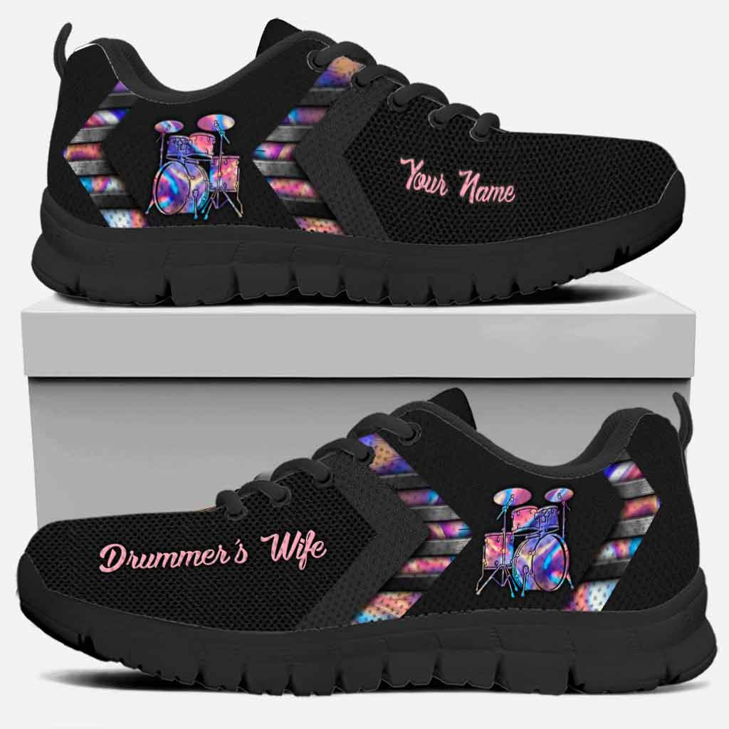 This Girl Loves Her Drummer - Personalized Sneakers