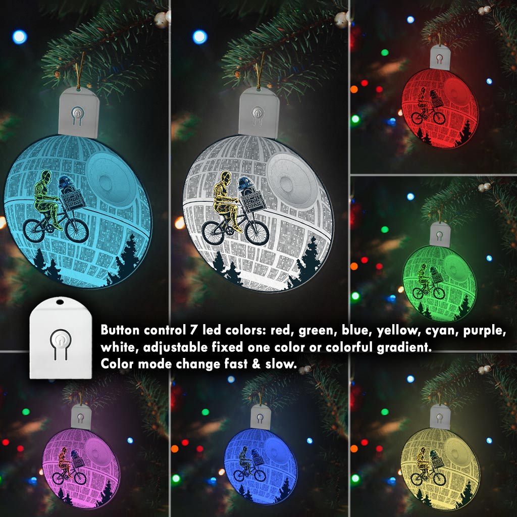 Star Galaxy - Christmas The Force Shaped Led Acrylic Ornament