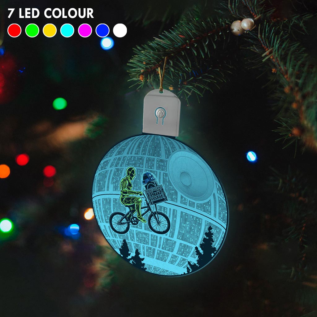 Star Galaxy - Christmas The Force Shaped Led Acrylic Ornament