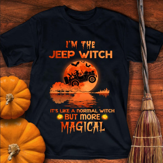 Magical Witch Car T-shirt and Hoodie 0823