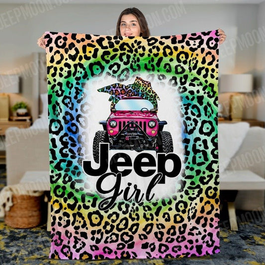 Leopard Pattern Car Blanket 0823