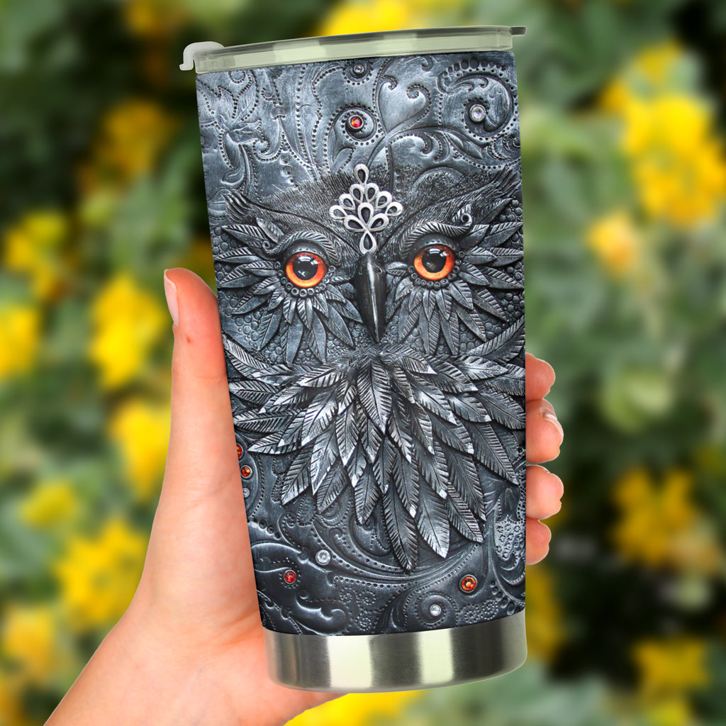 Celtic Owl Owl Tumbler 0622