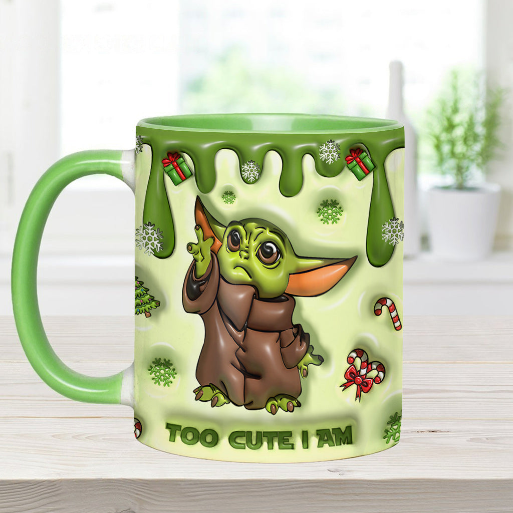 The Child Too Cute I Am - Personalized The Force Accent Mug