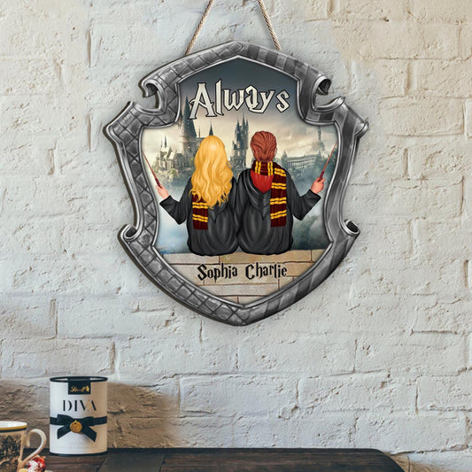 Always - Personalized The Magic World Wood Sign