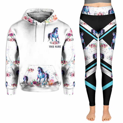 Just A Girl - Personalized Horse Hoodie and Leggings