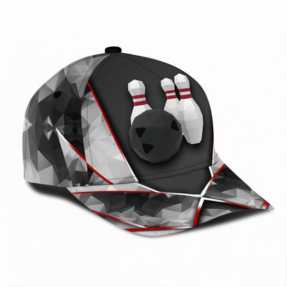 Love Bowling Cap With Printed Vent Holes