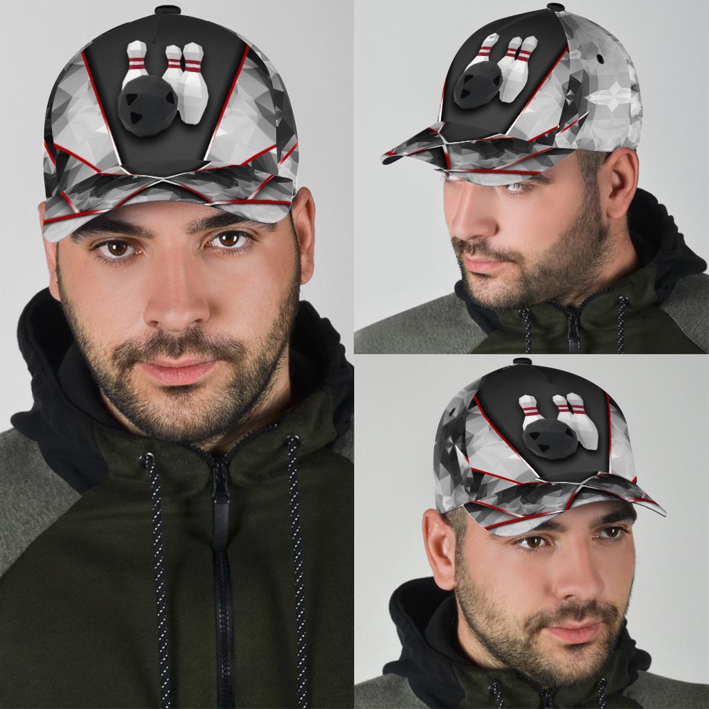 Love Bowling Cap With Printed Vent Holes