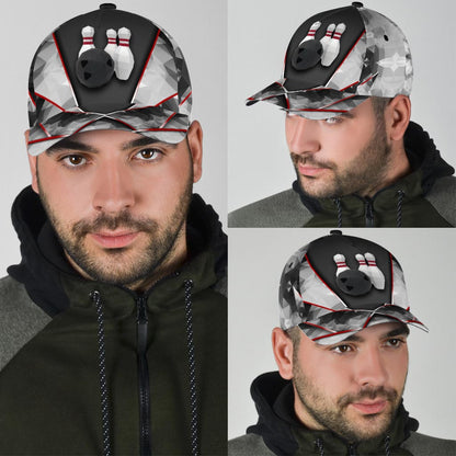 Love Bowling Cap With Printed Vent Holes