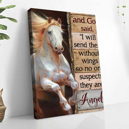 They Are Angels - Horse Poster