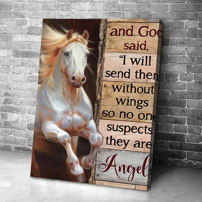 They Are Angels - Horse Poster