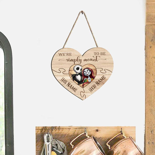 All Of Me Loves All Of You - Personalized Nightmare Wood Sign