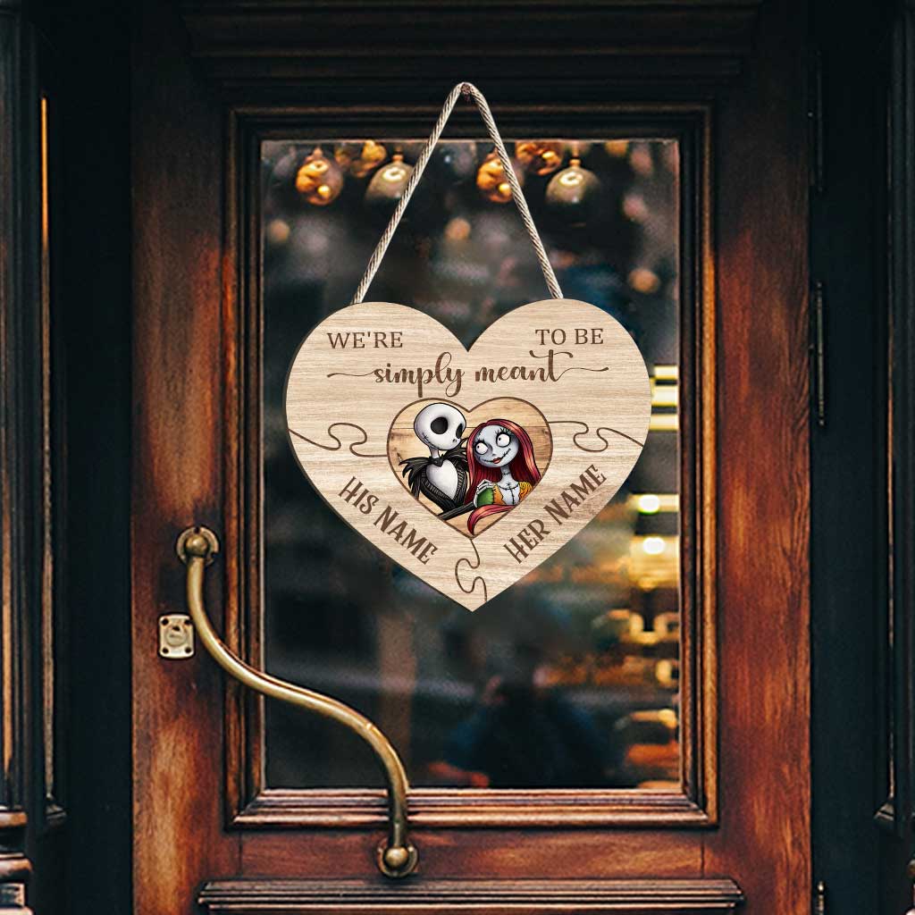 All Of Me Loves All Of You - Personalized Nightmare Wood Sign