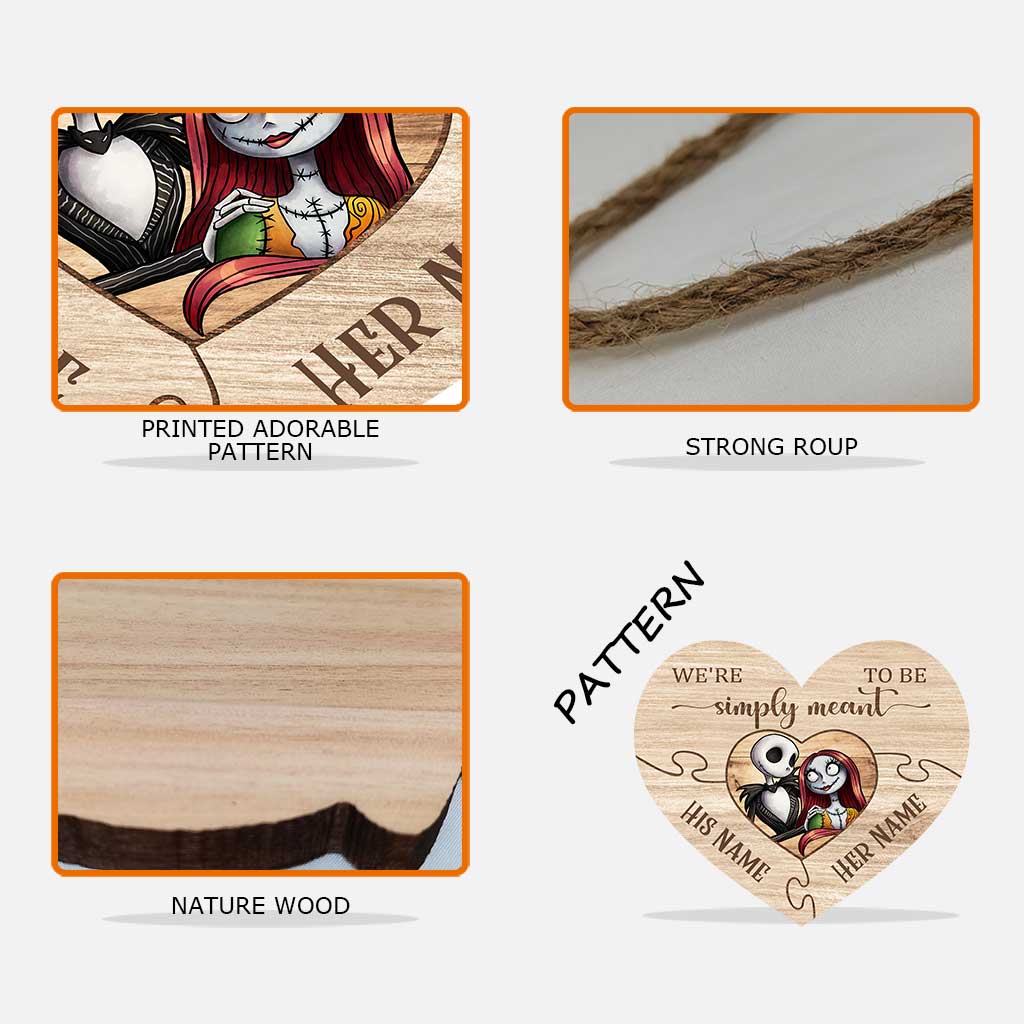 All Of Me Loves All Of You - Personalized Nightmare Wood Sign