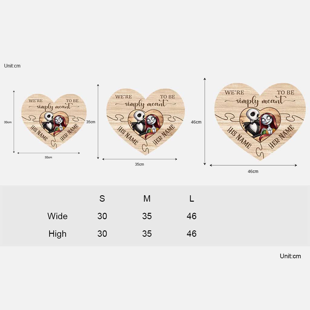 All Of Me Loves All Of You - Personalized Nightmare Wood Sign