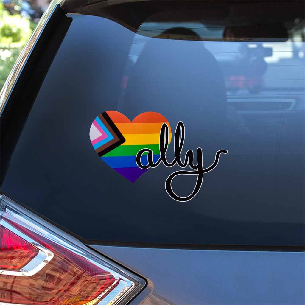 Ally - LGBT Support Decal Die Cut