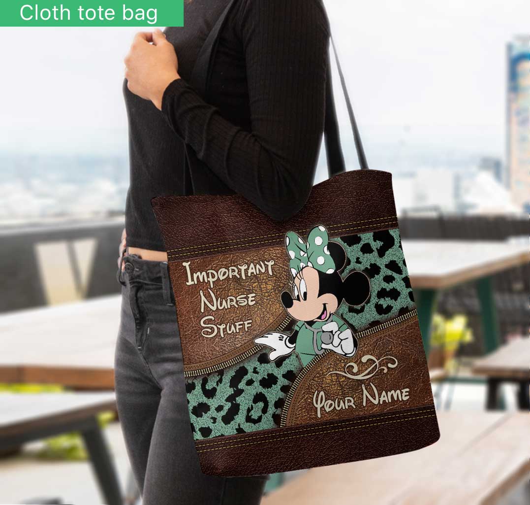 Important Nurse Stuff - Personalized Tote Bag