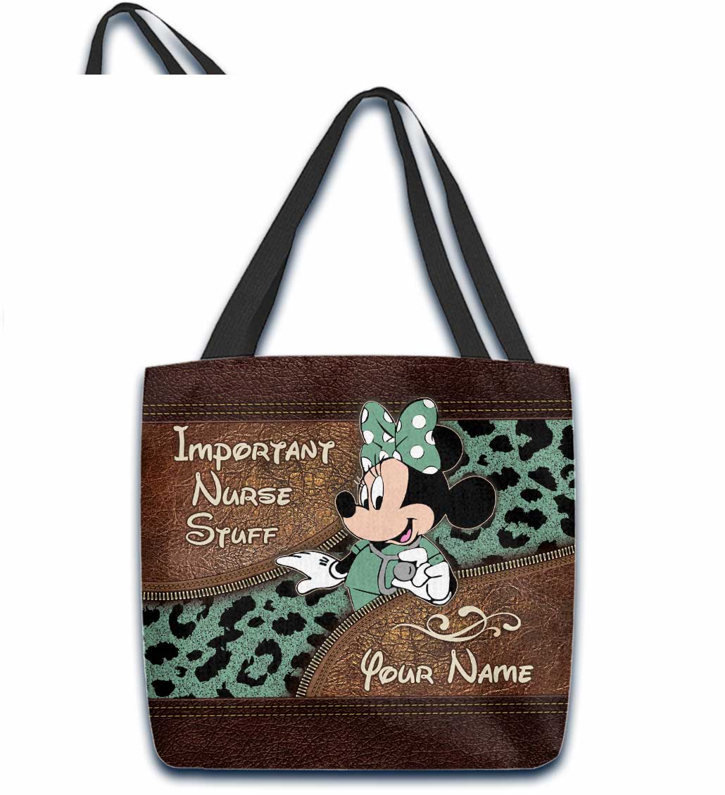 Important Nurse Stuff - Personalized Tote Bag