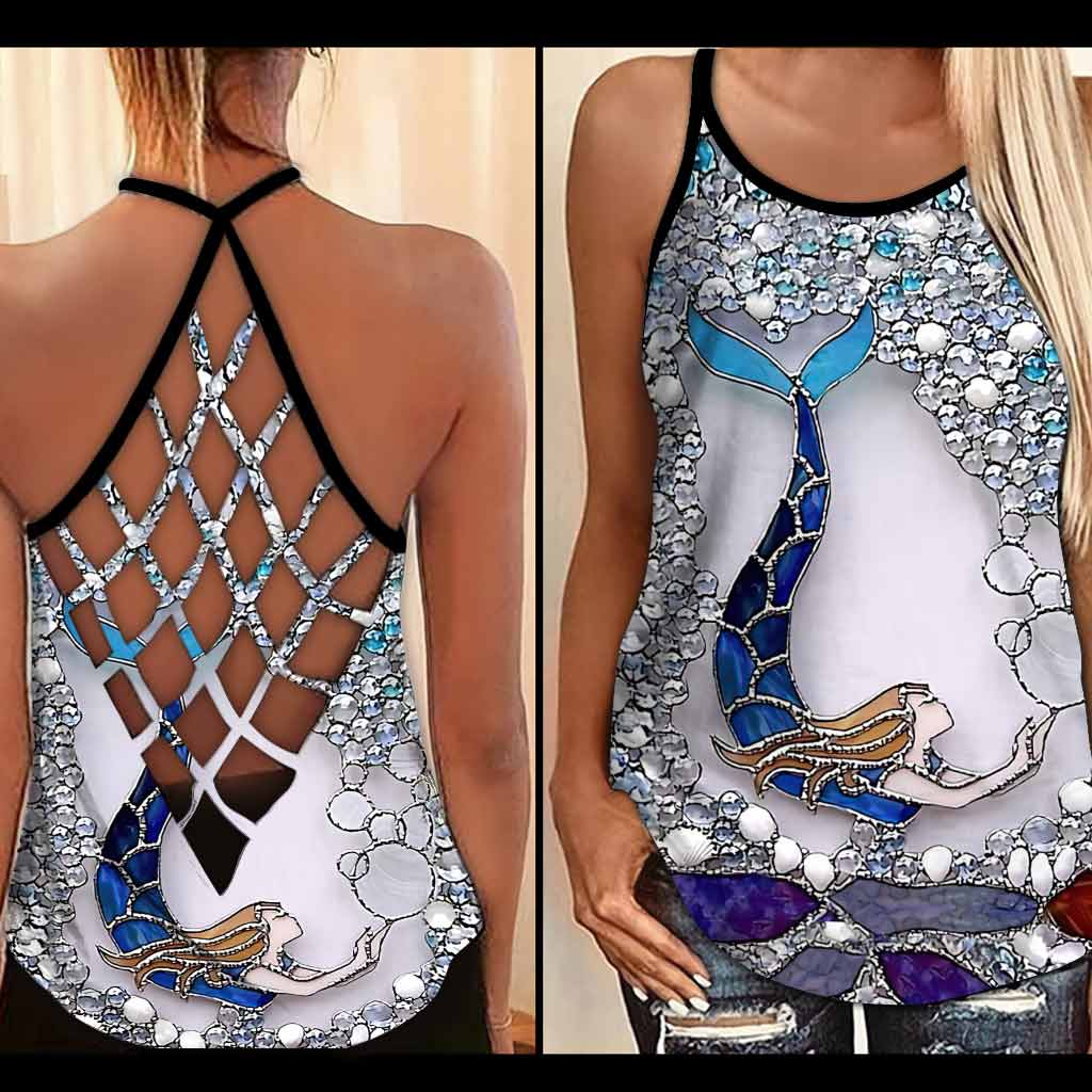 Mermaid Cross Tank Top